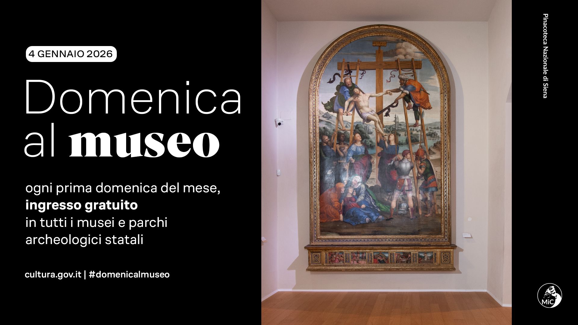 4 gennaio 2026, Pinacoteca Nazionale di Siena: Domenica al museo